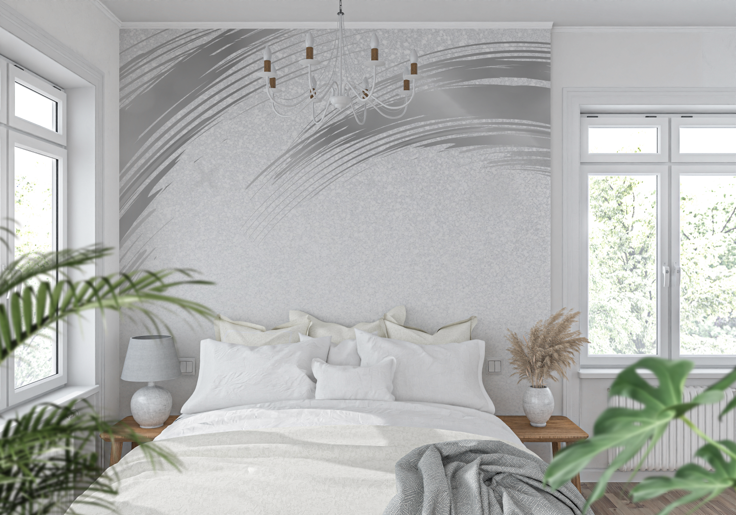 Silver Gray Wallpaper | Murals Wallpaper
