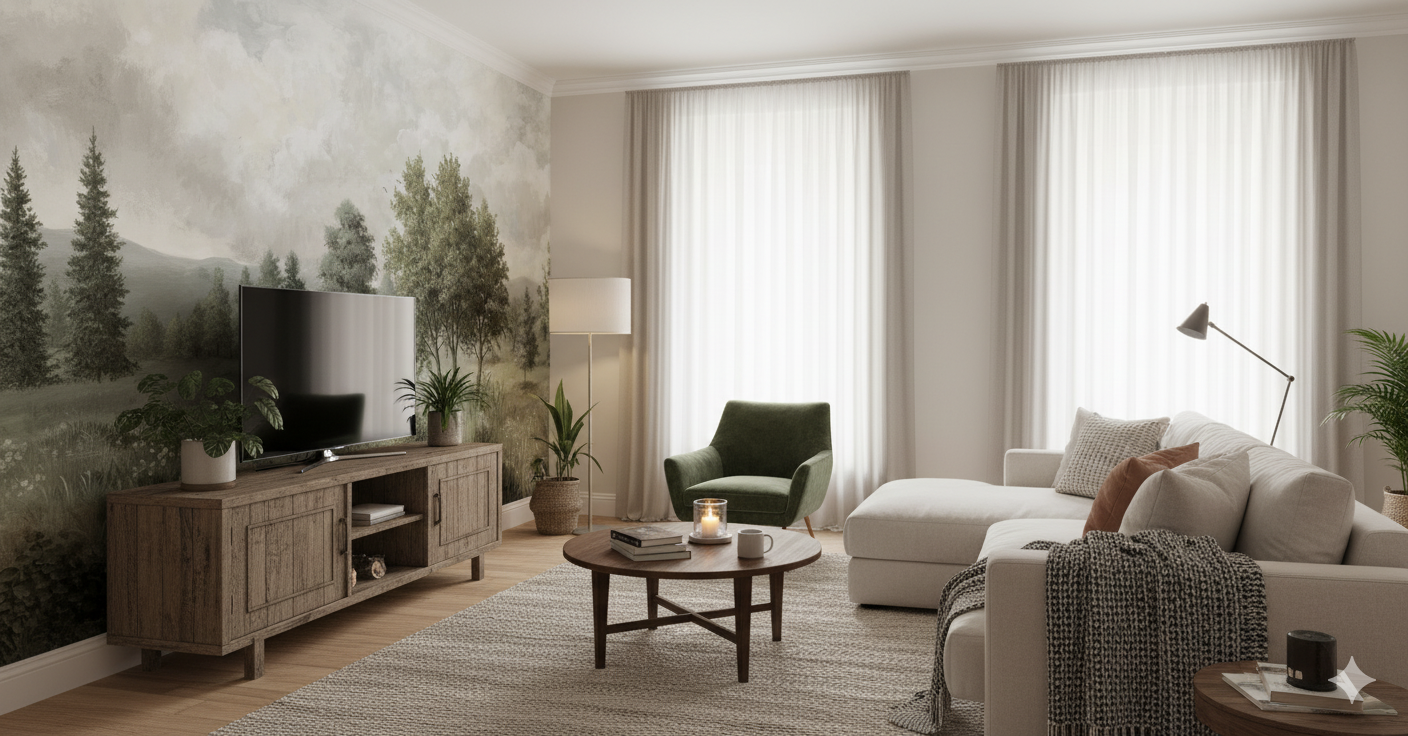 Landschafts-Panorama-Tapete