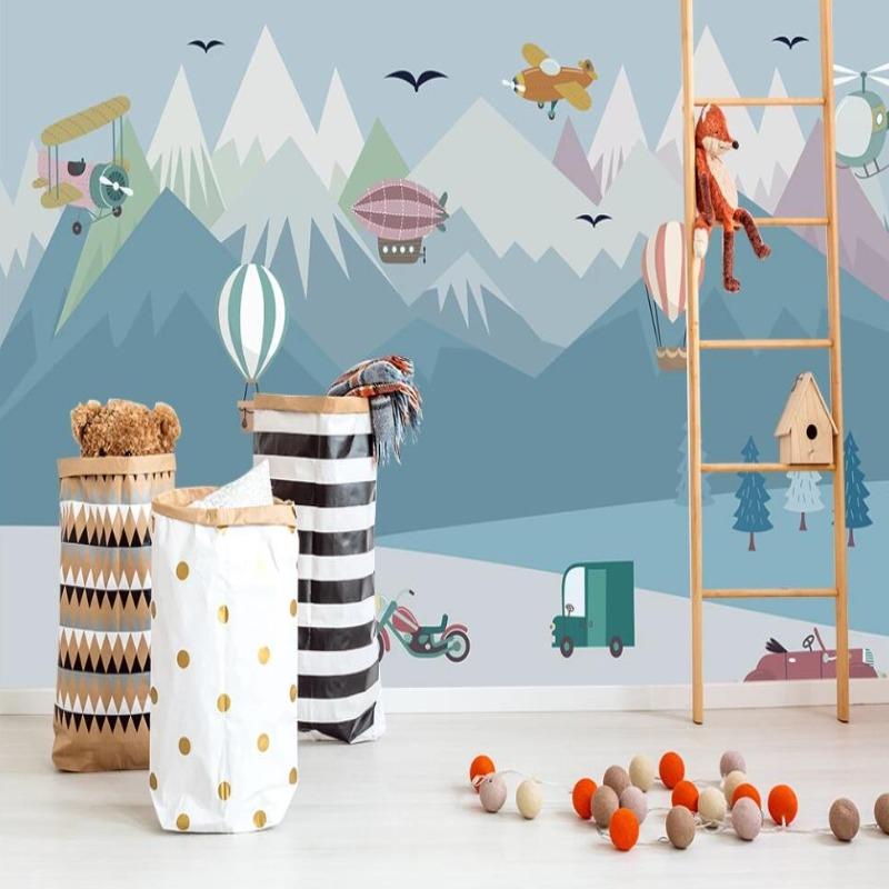 Mountain Airplane Wallpaper | Murals Wallpaper