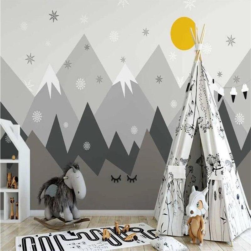 Classic Boy Mountain Summit Wallpaper | Murals Wallpaper