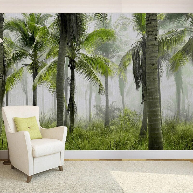 Palm Tree Wallpaper Living Room | Murals Wallpaper