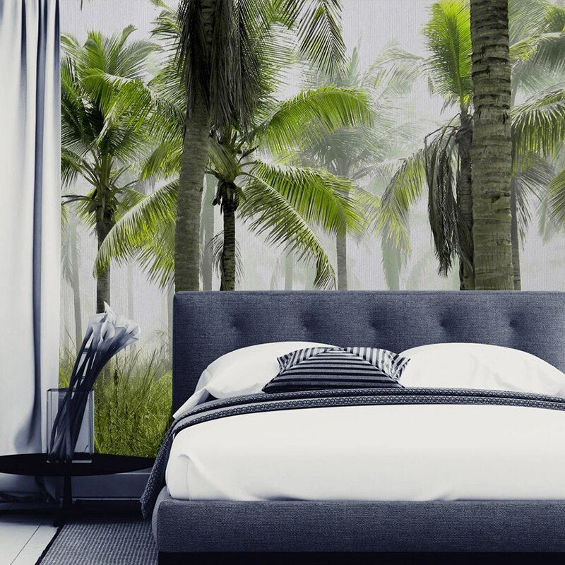 Palm Tree Wallpaper Living Room | Murals Wallpaper