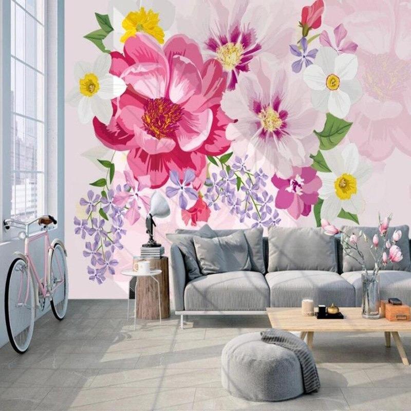 Pink Floral Wallpaper | Murals Wallpaper