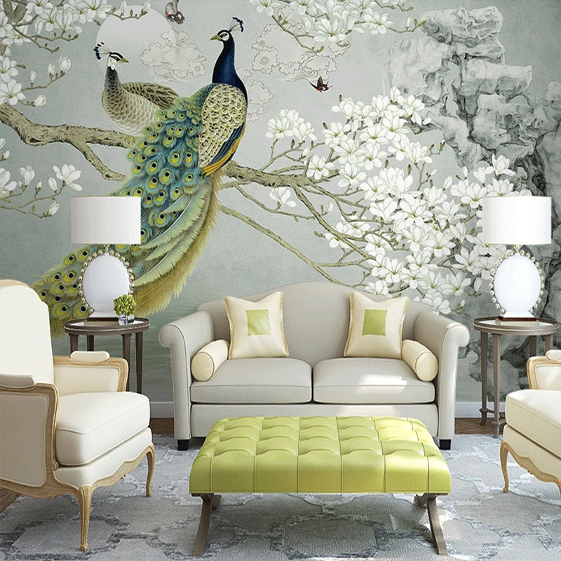 Bird Wallpaper <br/> Peacock | Murals Wallpaper