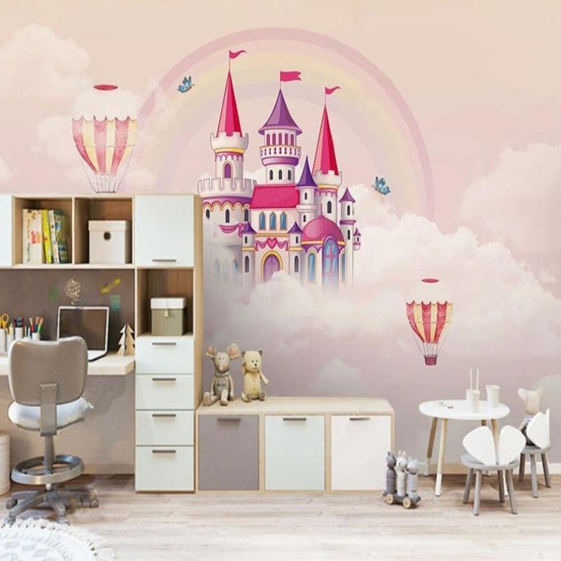 Princess Wallpaper <br/> Banner and Castle | Murals Wallpaper