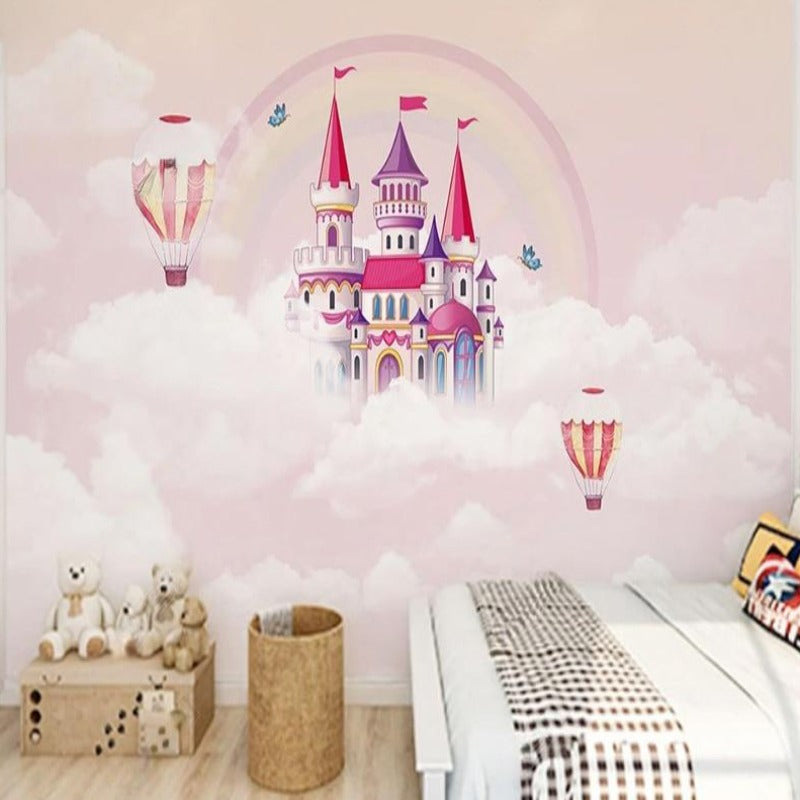 Princess Wallpaper <br/> Banner and Castle | Murals Wallpaper