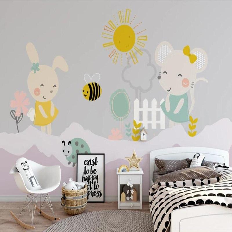 Classic Girl Wallpaper Pretty Companions | Murals Wallpaper