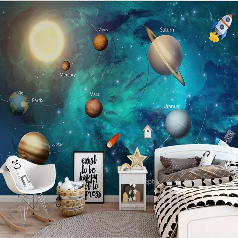 Wallpaper with Planet | Murals Wallpaper
