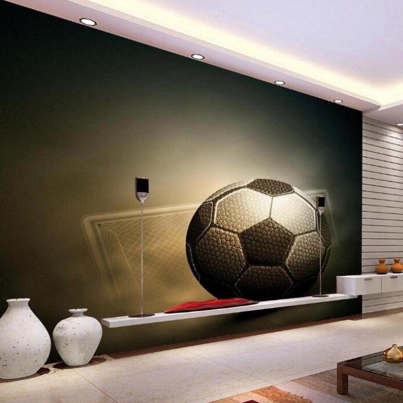 3D-Fußball-Hintergrundbild | Wandbild-Hintergrundbild
