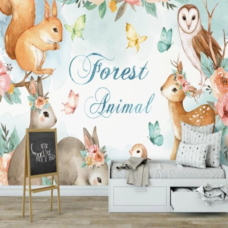 Forest Animals Wallpaper | Murals Wallpaper