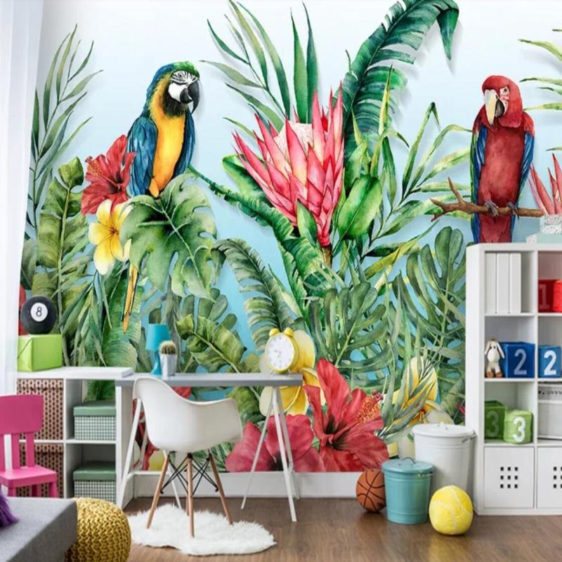 Exotic Parrot Wallpaper | Murals Wallpaper
