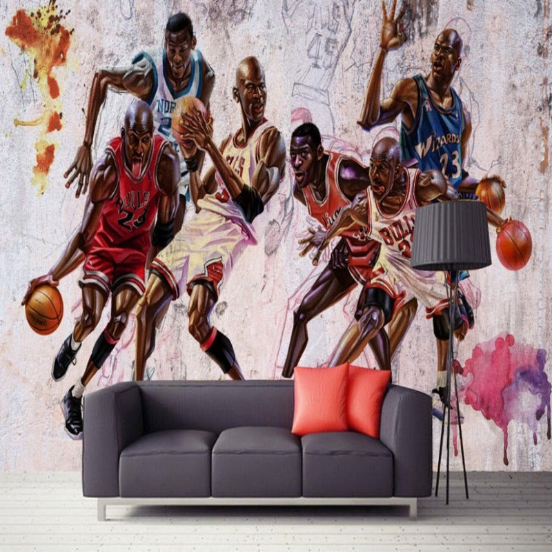 Basketball Jordan Craze Wallpaper | Murals Wallpaper