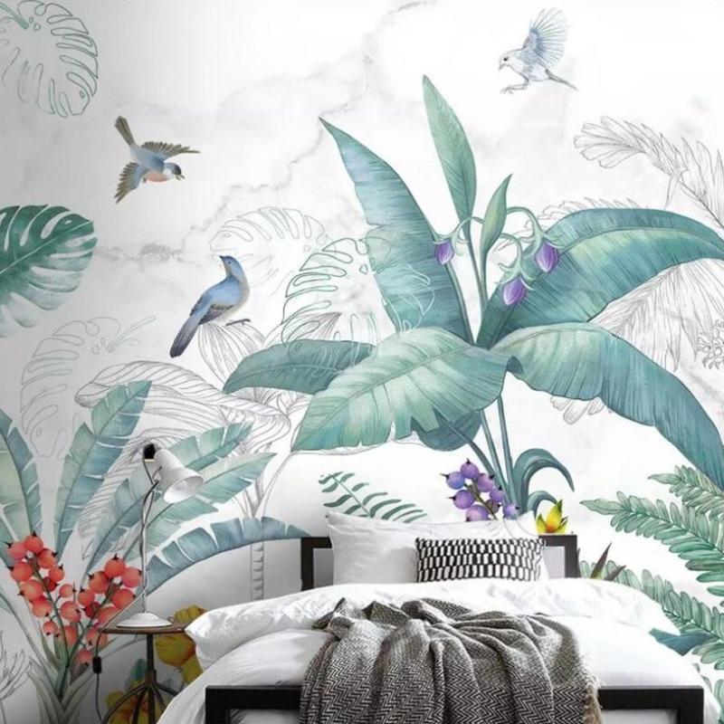 Tapete Vögel Panamique | Wandbilder Tapete