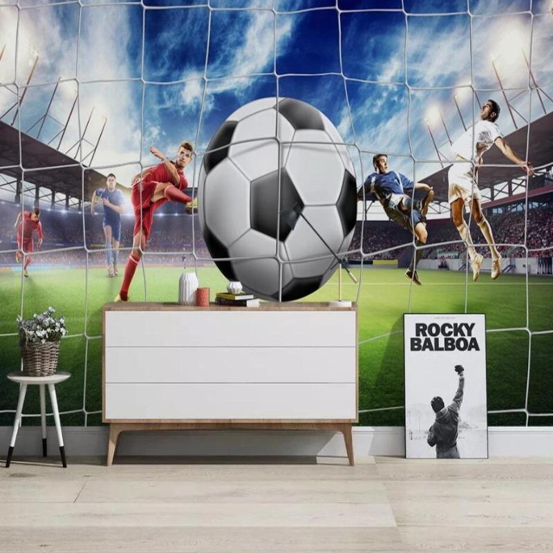 Fußball-Wandbild-Tapete | Wandtapeten