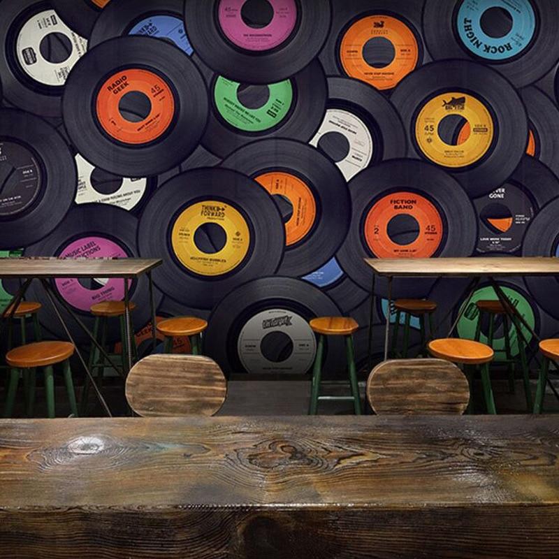 Music Wallpaper Vinyl Record | Murals Wallpaper