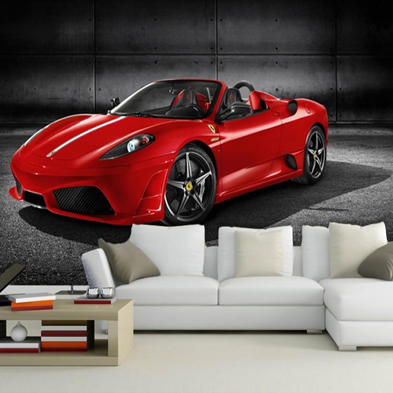 Red Car Wallpaper | Murals Wallpaper