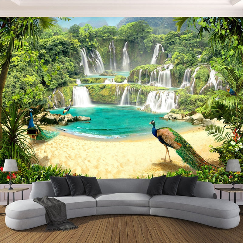 Zen Waterfall Wallpaper | Murals Wallpaper