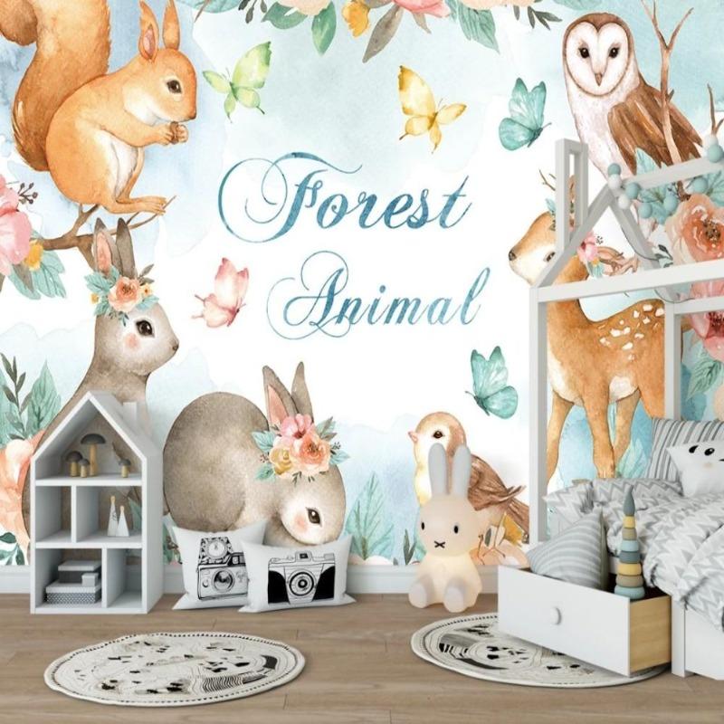 Forest Animals Wallpaper | Murals Wallpaper
