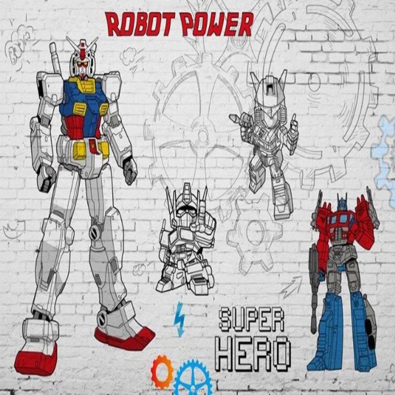 Classic Boy Wallpaper Super Robot | Murals Wallpaper