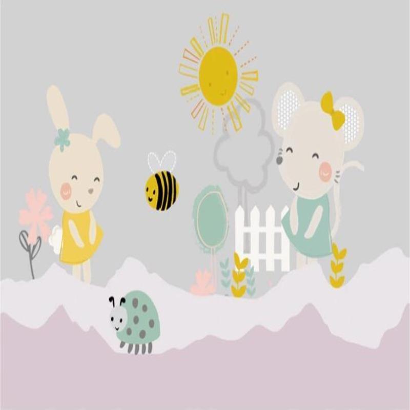 Classic Girl Wallpaper Pretty Companions | Murals Wallpaper