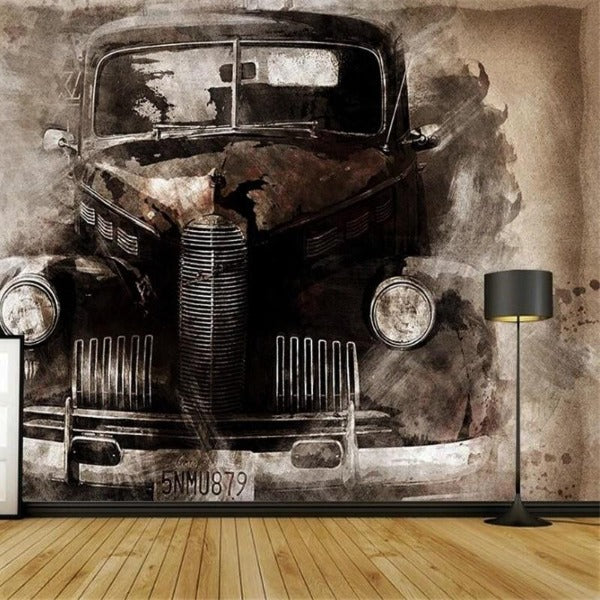 Mural Industrial Style Decorative Wallpaper