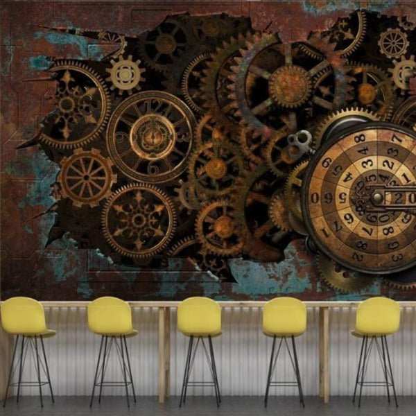 Papierfarbe im Industriestil