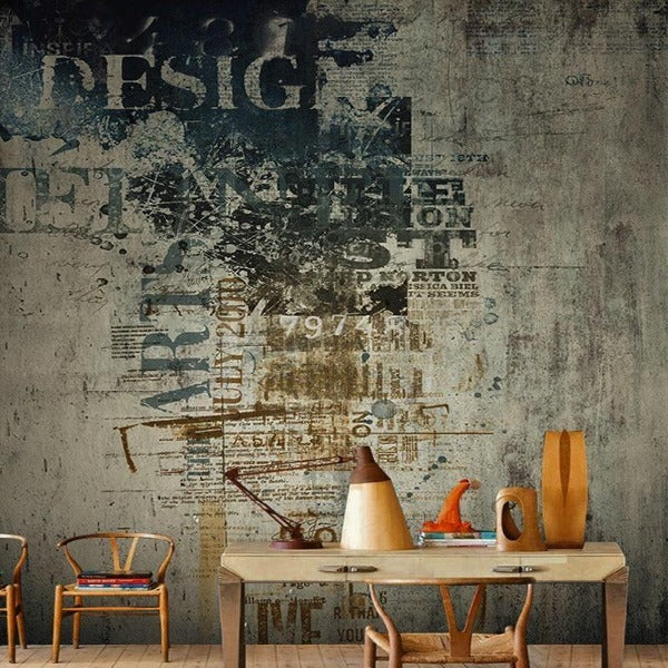 Mural Industrial Style Wallpaper