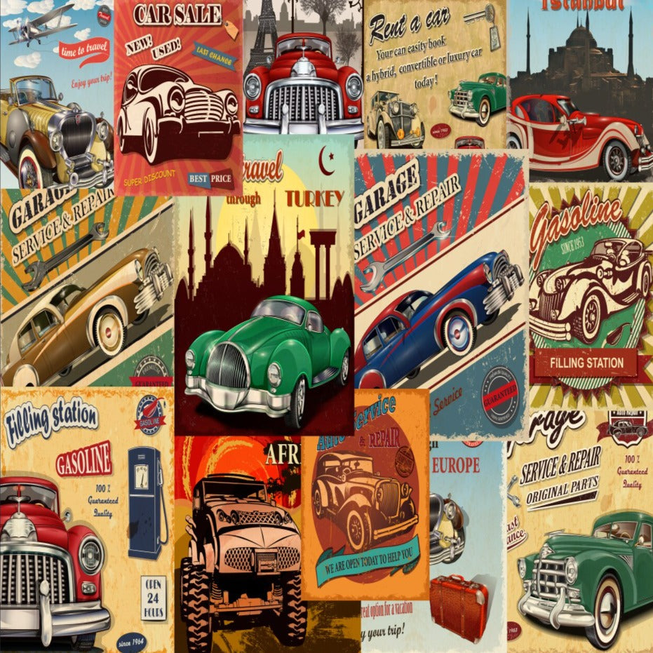Vintage Wallpaper Poster | Murals Wallpaper