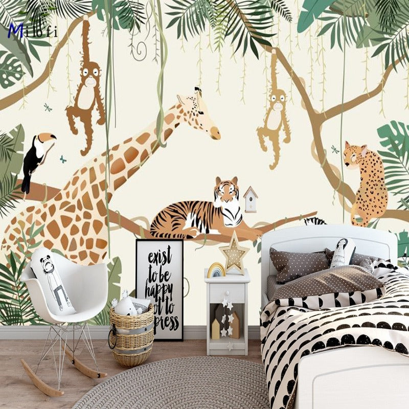 Animal Wallpaper <br/> Perched Fauna | Murals Wallpaper