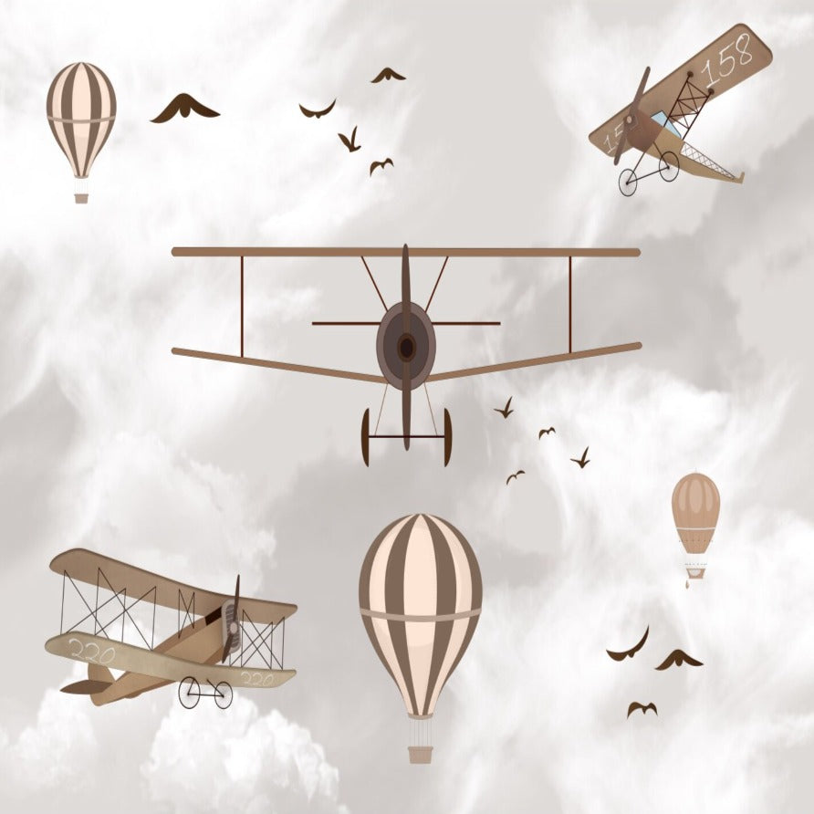 Airplane Wallpaper <br/> Glider and Stunt | Murals Wallpaper