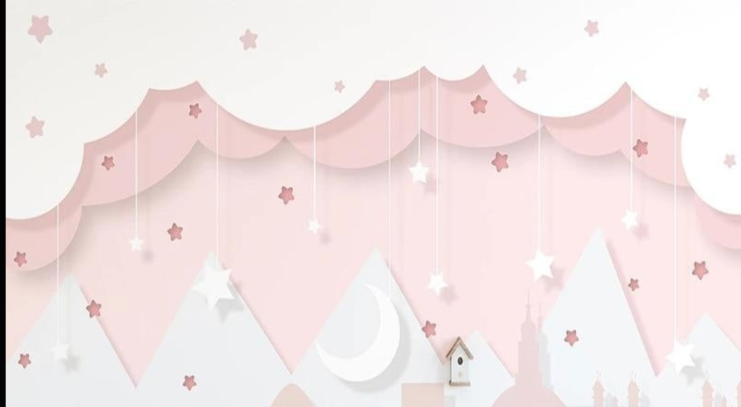 3D-Wandbild Mädchen