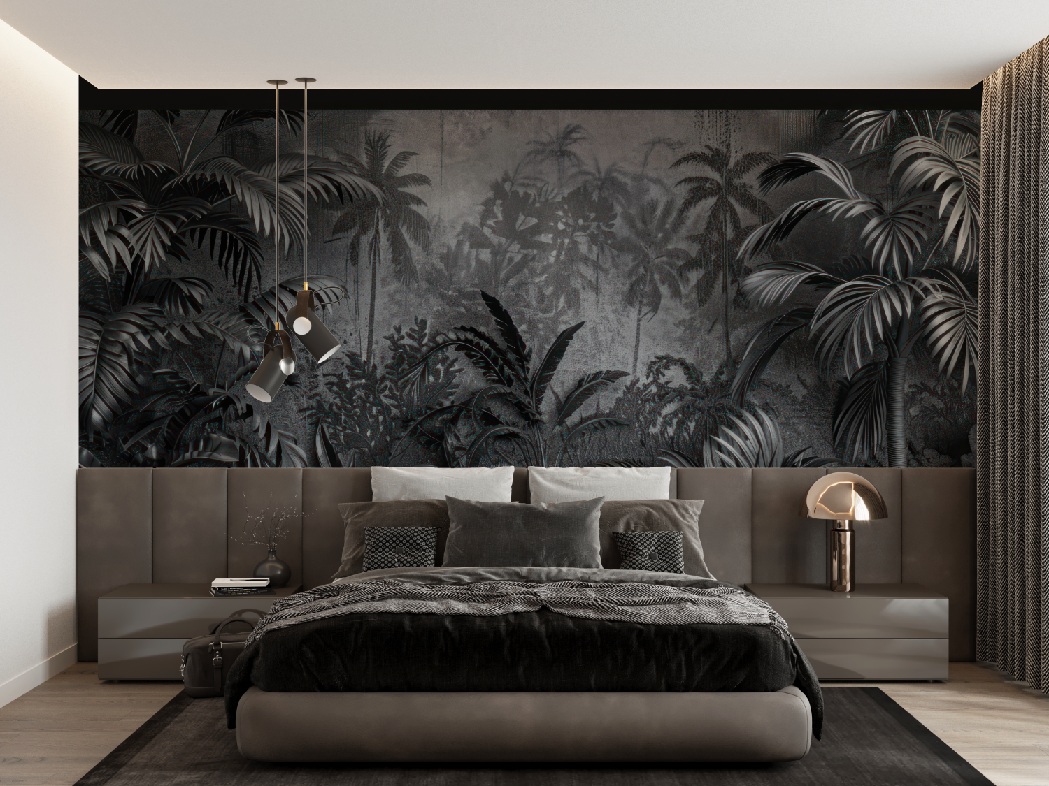Black Jungle Wallpaper | Murals Wallpaper