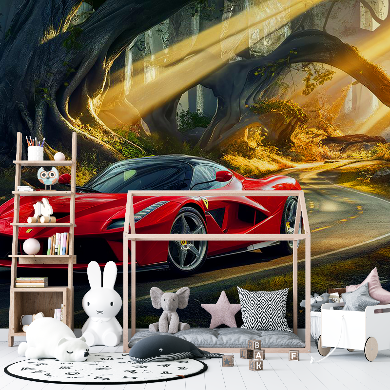 Ferrari-Auto-Hintergrundbild | Wandbild-Hintergrundbild