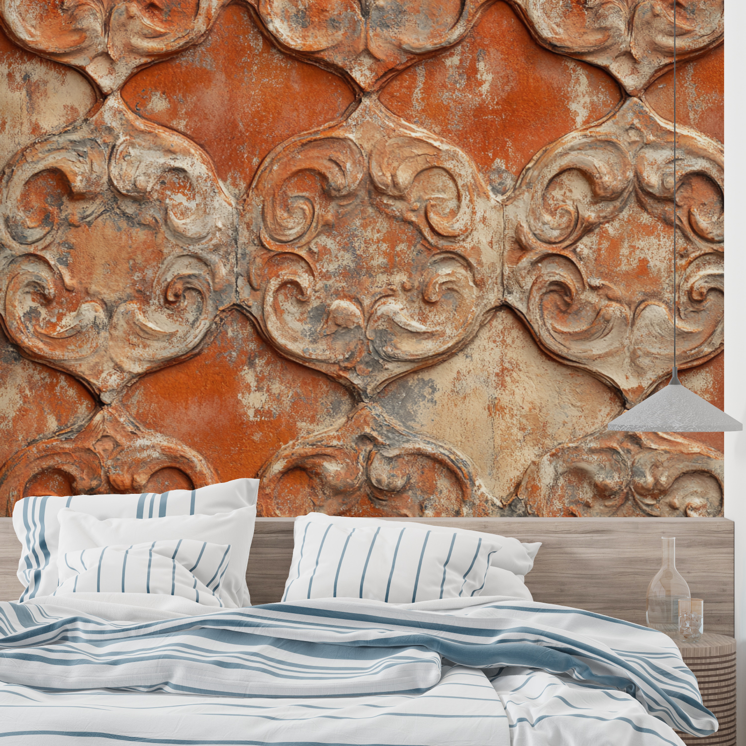 Terracotta Antique Inspiration Wallpaper | Murals Wallpaper