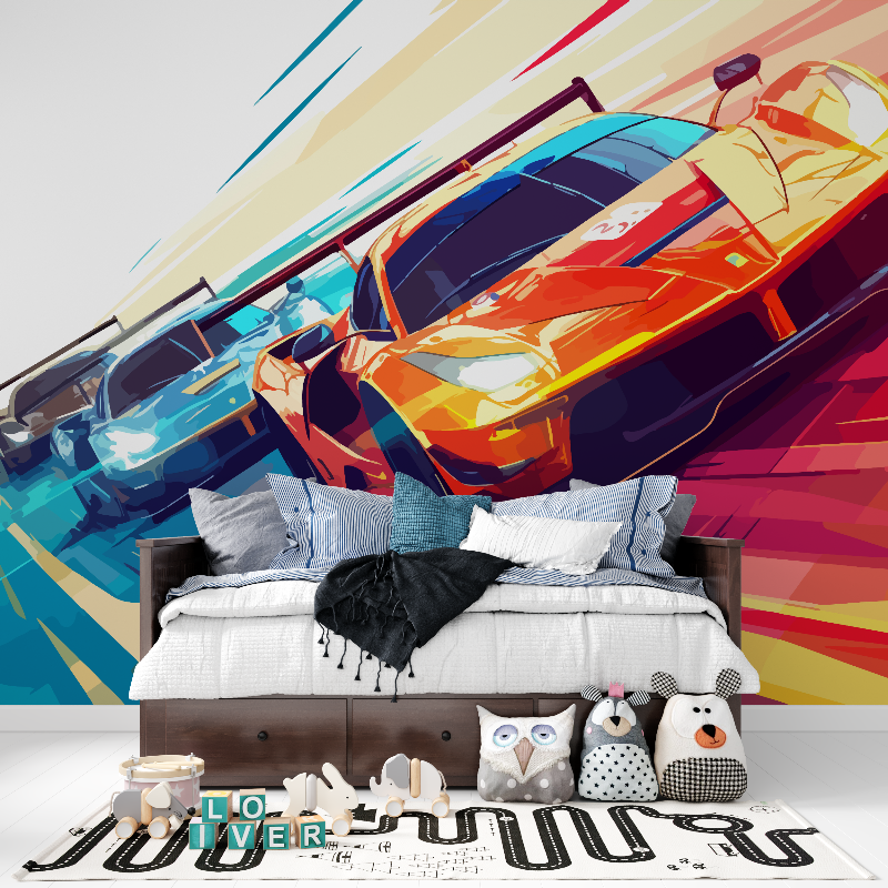 Racing Car Wallpaper | Murals Wallpaper