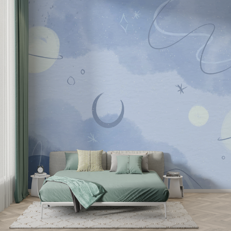 Space Planet Wallpaper for Kids | Murals Wallpaper