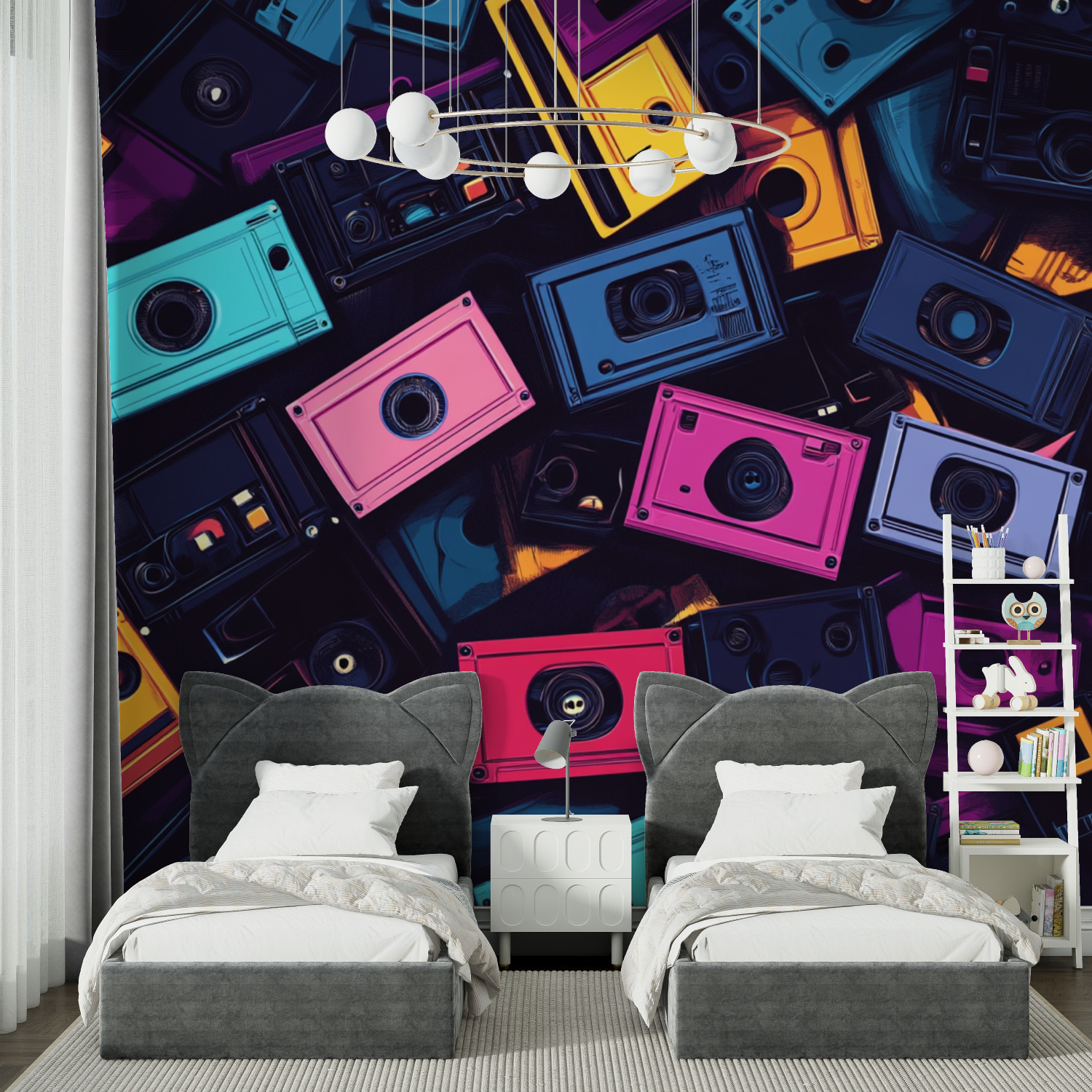 Hintergrundbilder mit Musik der 80er | Wandbilder