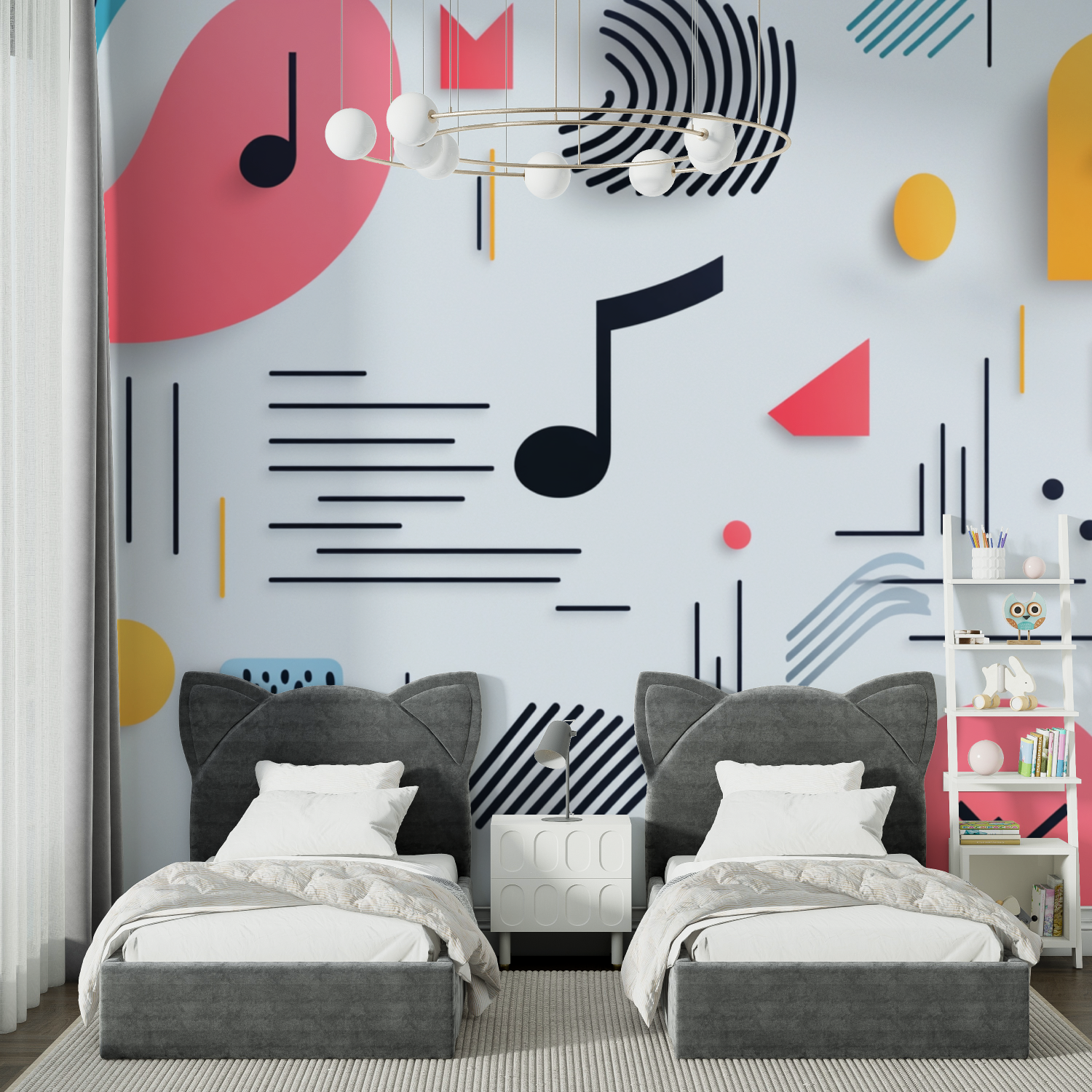 Musiktapete aus Vliesstoff | Wandbildtapete