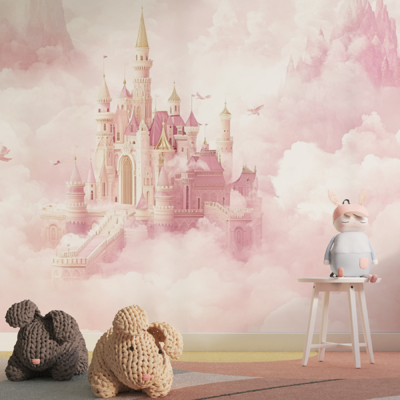 Princess Banner and Castle Wallpaper | Murals Wallpaper