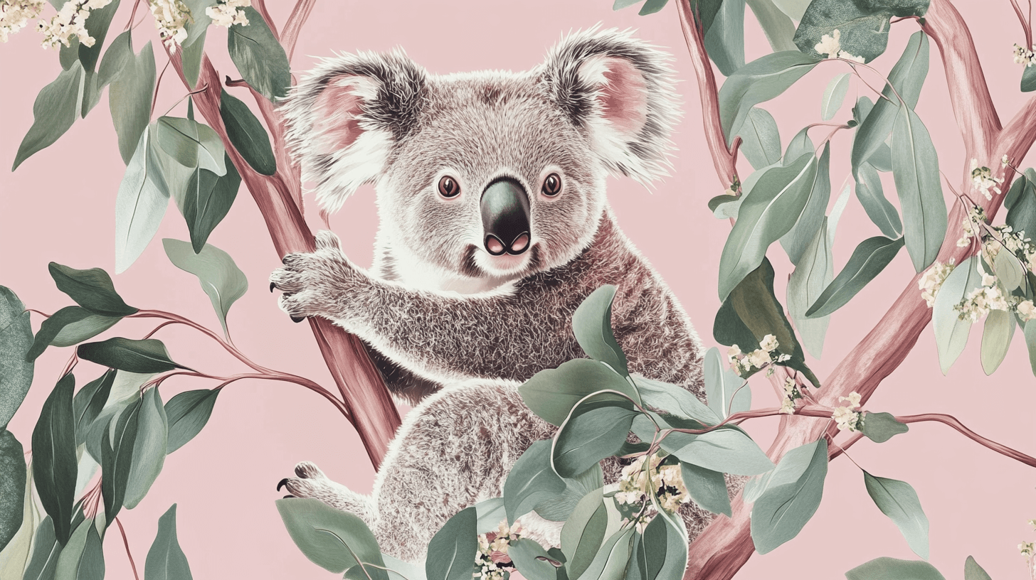 Koala Sunrise Wallpaper | Murals Wallpaper