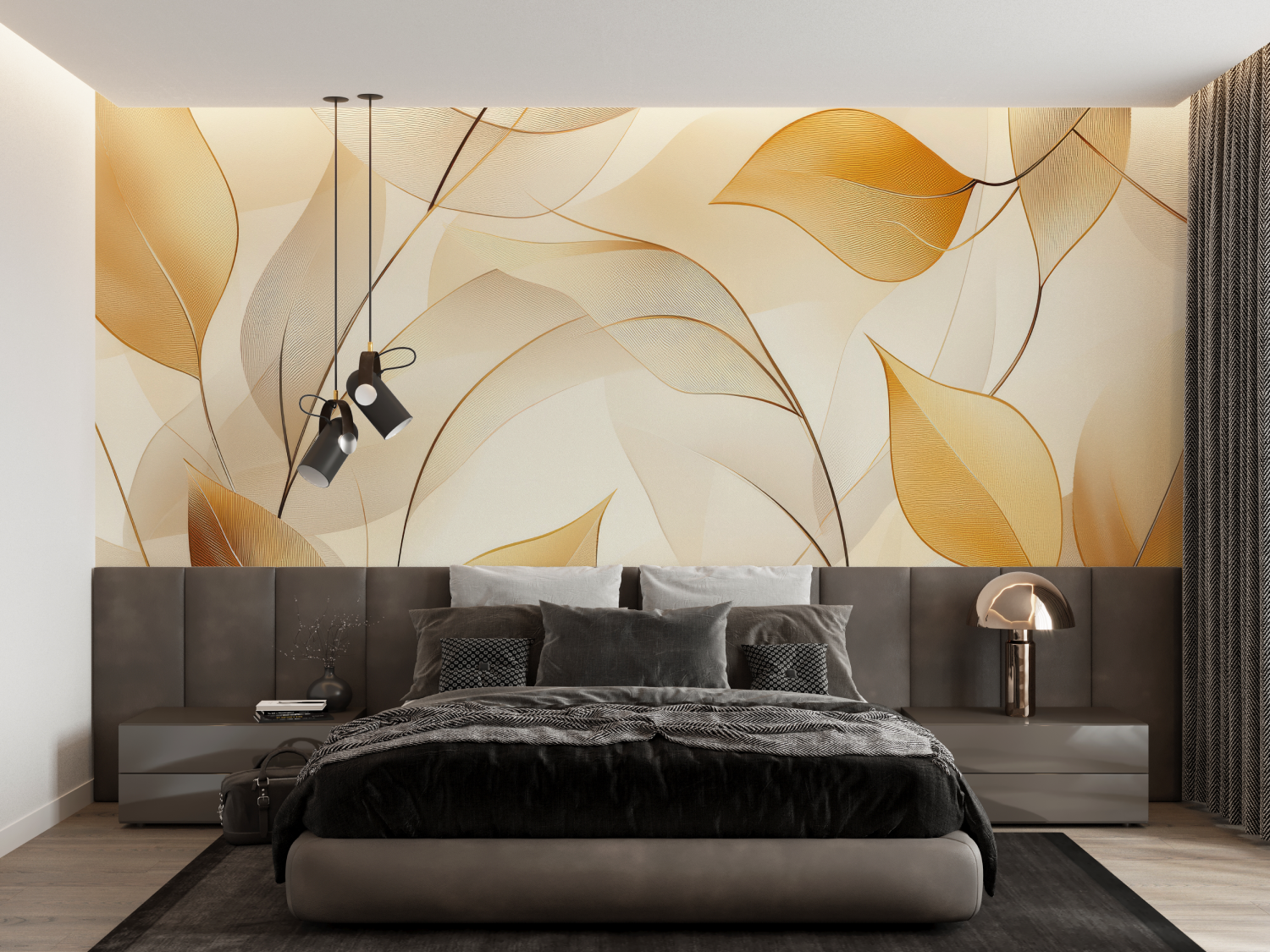 Papier Peint Chic Doré – Panorama-Tendenz