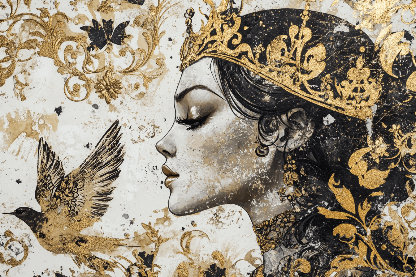 Golden Princess Wallpaper | Murals Wallpaper