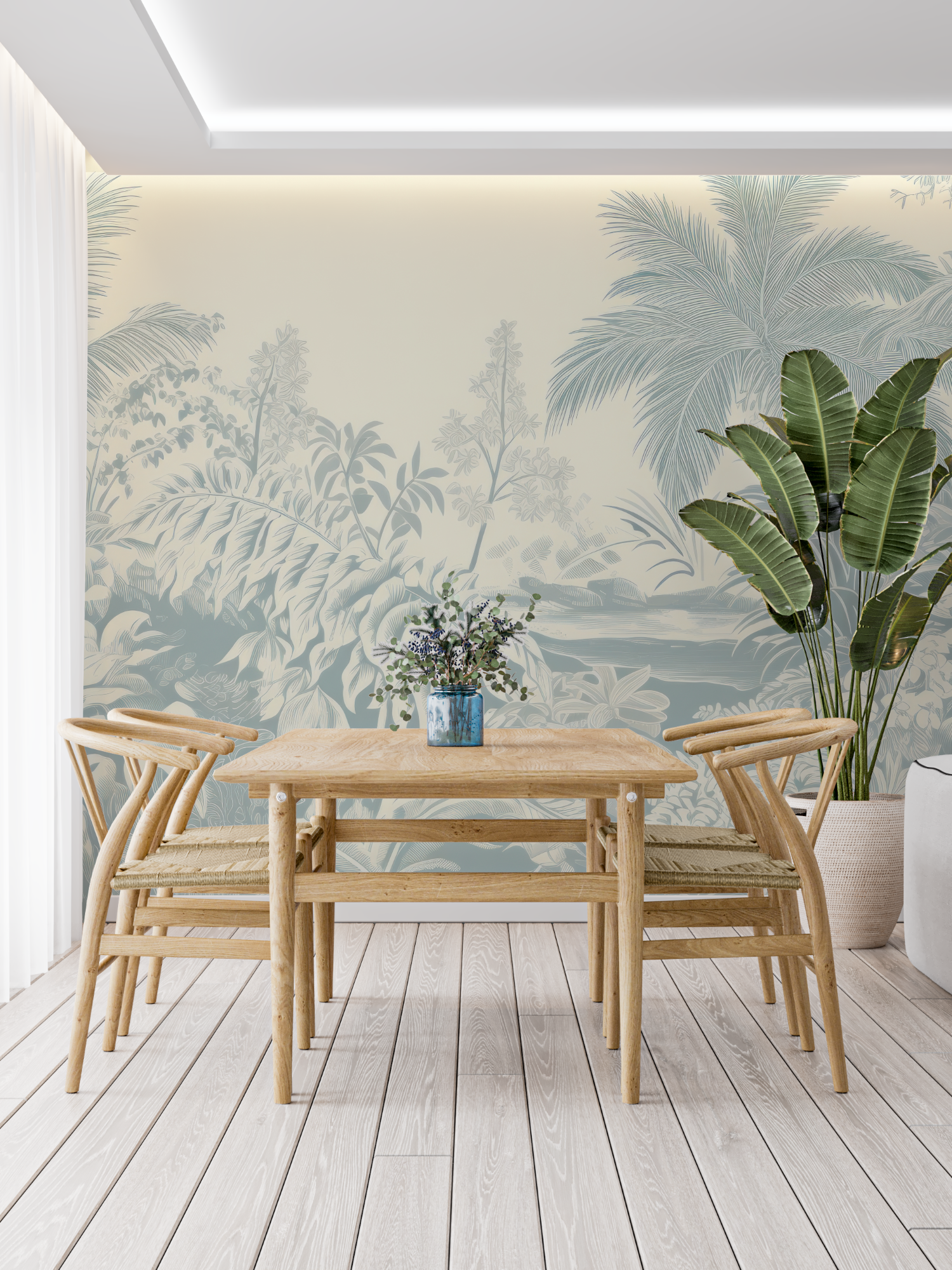 Floral Toile Wallpaper | Murals Wallpaper