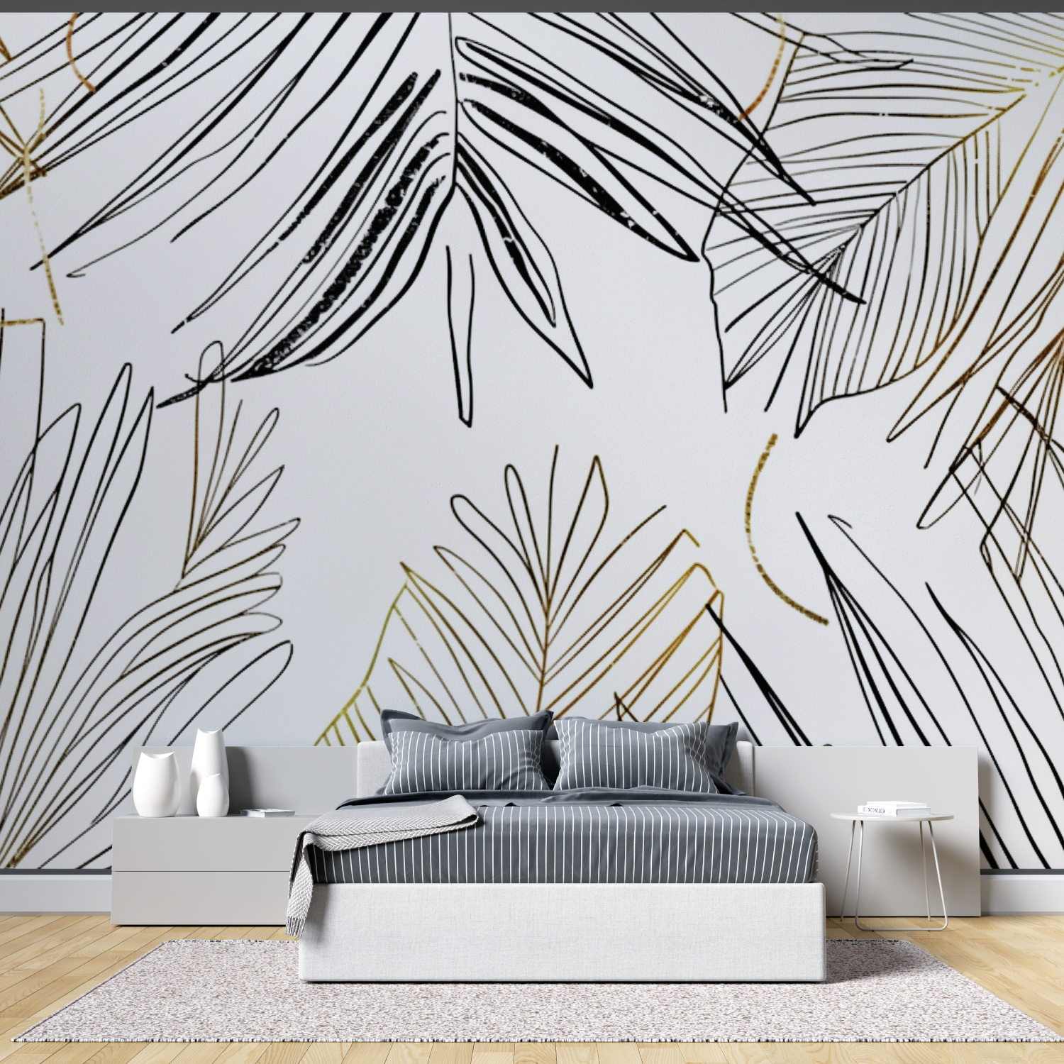 Papier-Panorama-Panorama-Linie-Gemüse-Tete-de-Lit