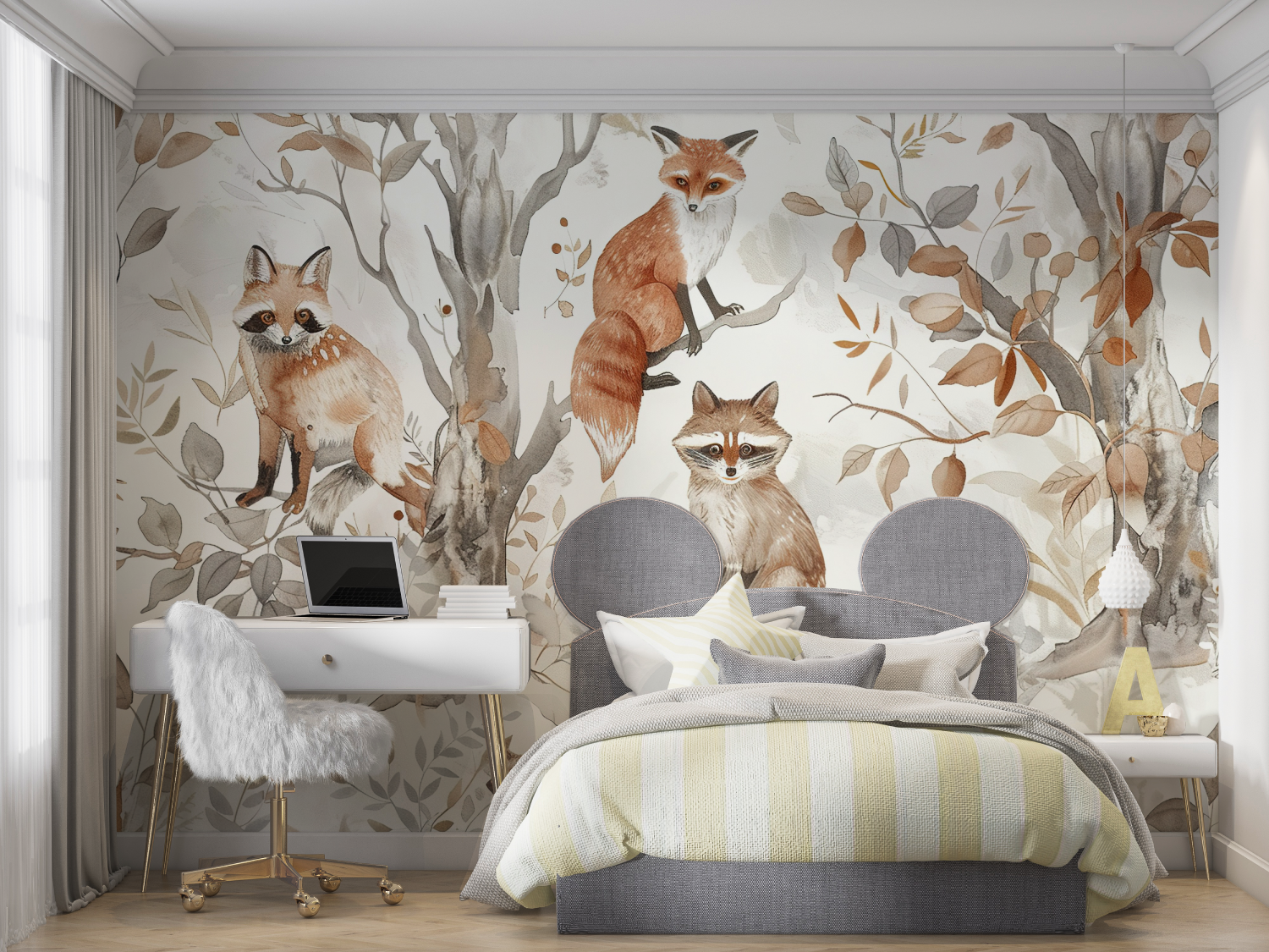 Animal Theme Kids' Room Wallpaper | Murals Wallpaper