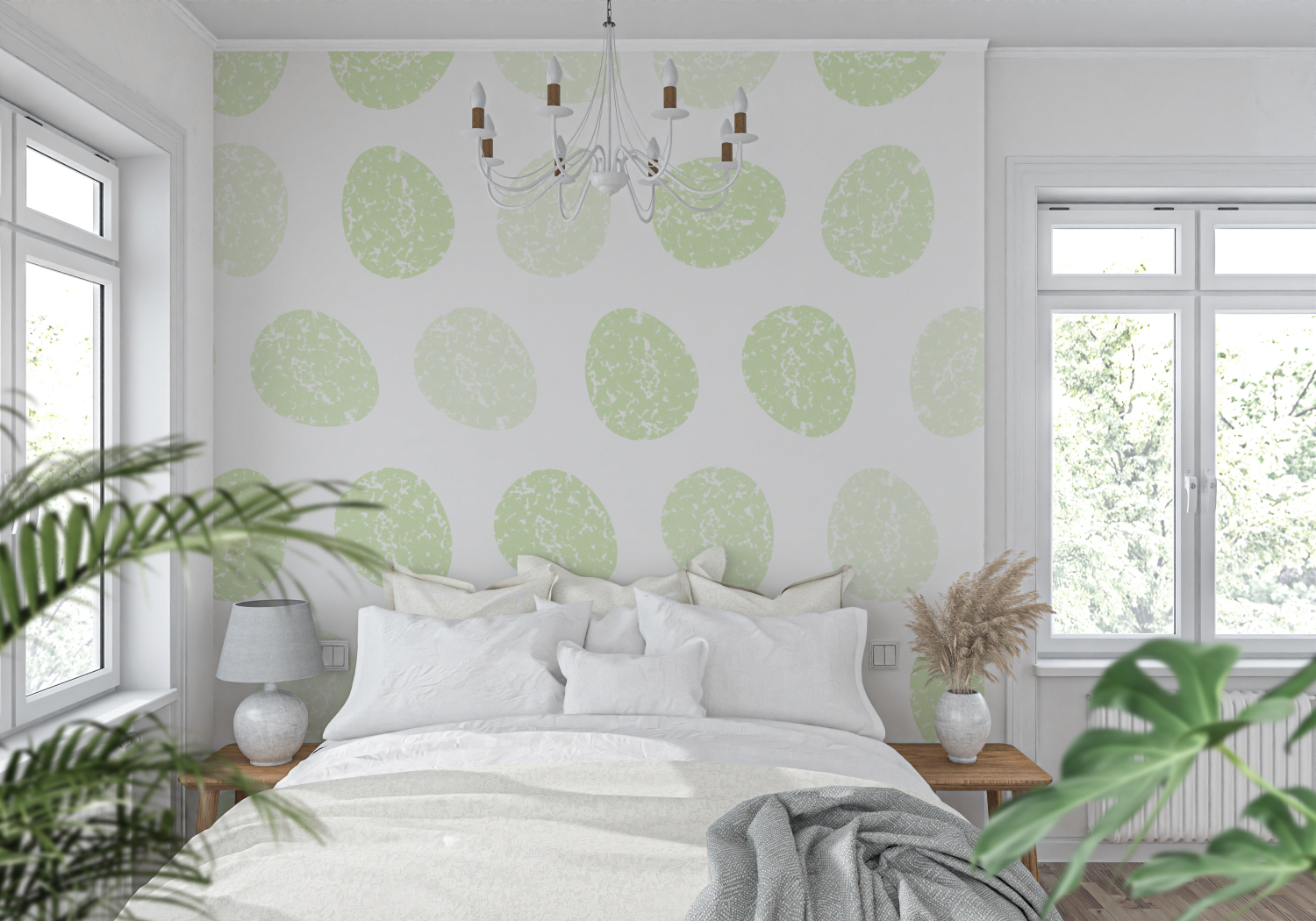 Green Pattern Wallpaper | Murals Wallpaper