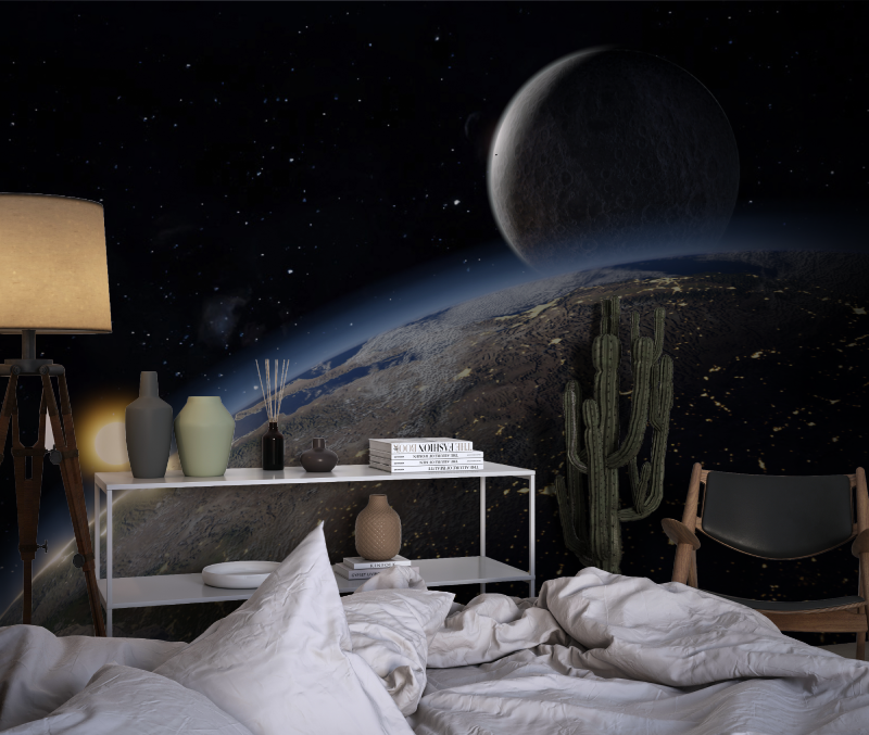 Earth Space Wallpaper | Murals Wallpaper