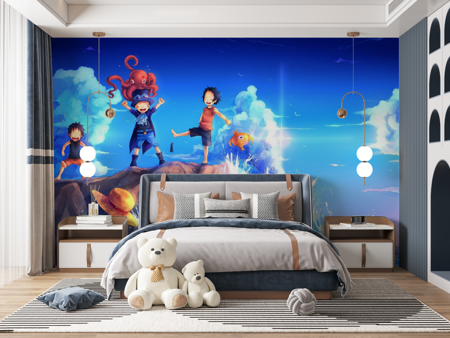 One Piece Souvenirs Wallpaper | Murals Wallpaper