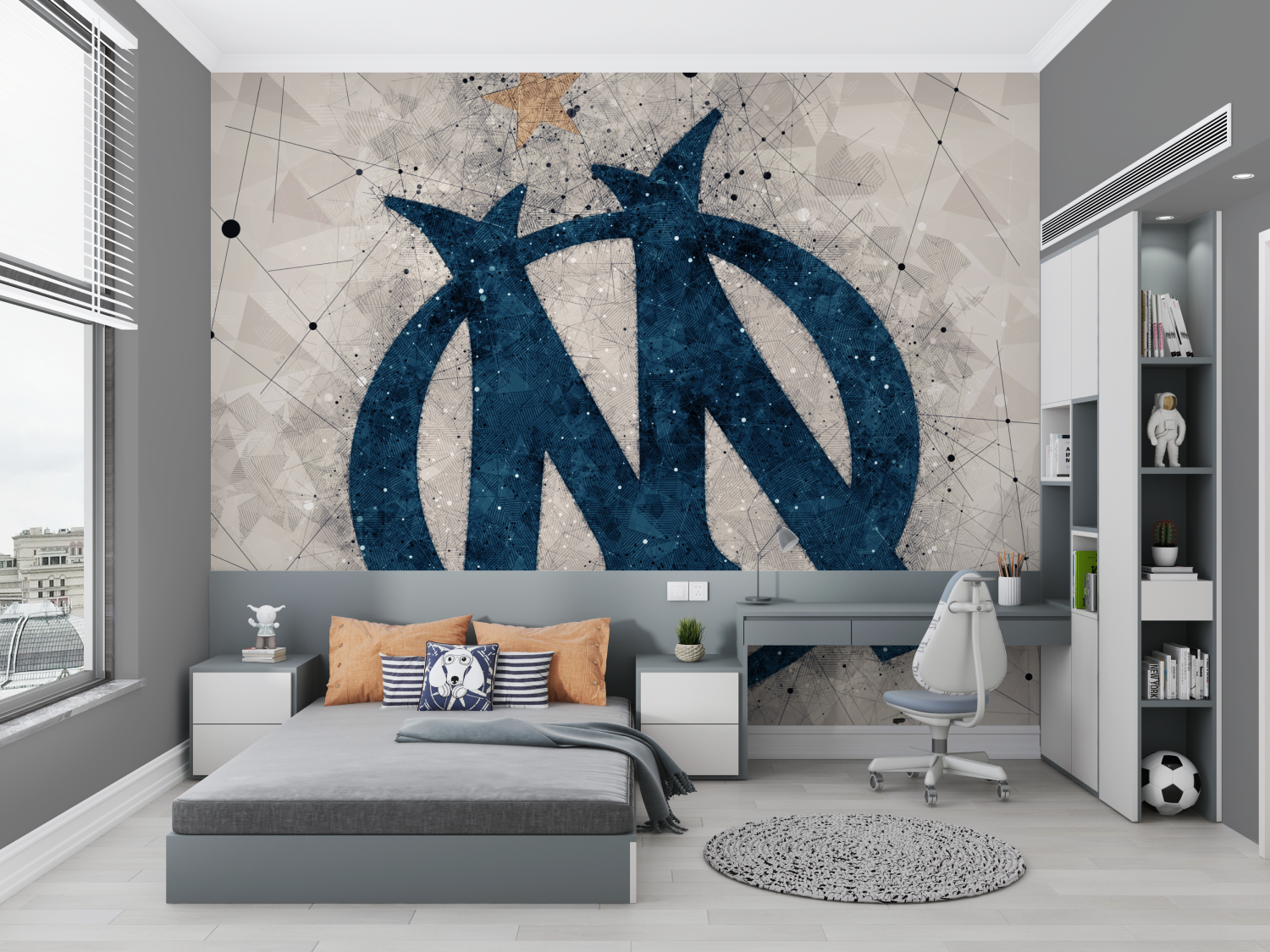 Marseille Soccer Wallpaper | Murals Wallpaper