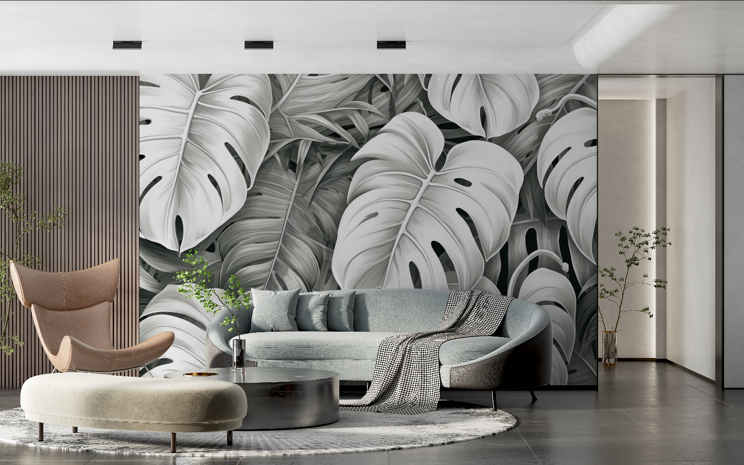 Gray Wallpaper for Adult Bedroom | Murals Wallpaper